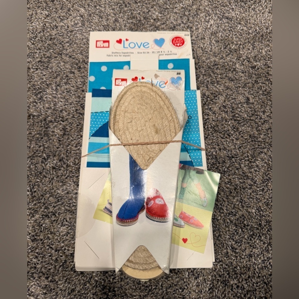 Prym Espadrille maker with soles size 26-35 NEW